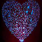 Wunschmotiv 'Music was my first love - rot'